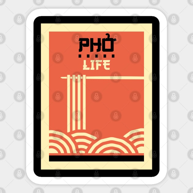 PHO LIFE - Vietnam Vietnamese Noodle Soup Gift Idea Funny Gifts Sticker by Frontoni